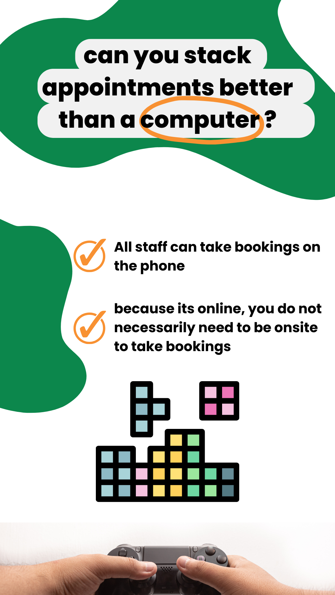 can you stack appointments better than a computer
